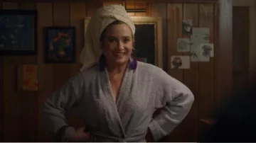 Barefoot Dreams CozyChic Robe worn by Judy Cooper (Jenna Lamia) as seen in Resident Alien (S03E01)