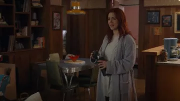 Barefoot Dreams CozyChic Robe worn by D'Arcy Bloom (Alice Wetterlund) as seen in Resident Alien (S03E01)
