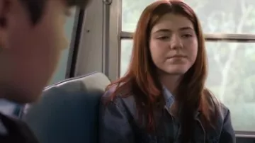 Chaqueta de camionero vintage usada por Fox (Sophia Powers) como se ve