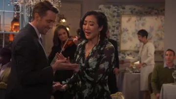 Mini-robe Zimmermann Whitewave portée par Jagger Blue comme on le voit dans Punky Brewster (S01E08)