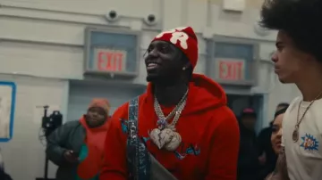 Sweat à capuche Lanvin Red Dragon Logo Print porté par Sleepy Hallow en Sleepy Hallow - Cupid’s Guidance (Vidéo officielle)