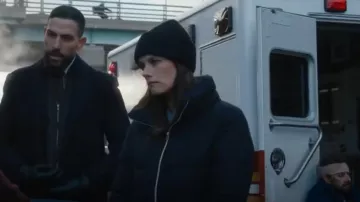 Woolrich Luxe Puffy Padded Jacket worn by Special Agent Maggie Bell (Missy Peregrym) as seen in FBI (S06E01)