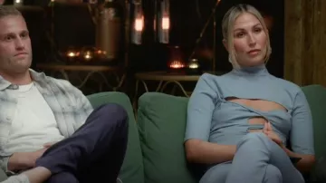 Top en laine stretch Jacquemus Le Haut Palmi porté par Sara Mesa dans Mariés au premier regard (S11E13)