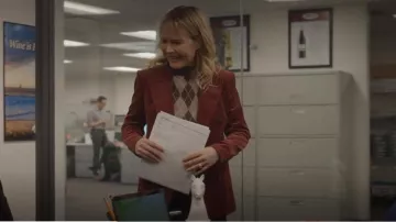 Banana Republic Veluro Oversized Velvet Jacket worn by Meri (Rosebud Baker) as seen in Life & Beth (S02E05)