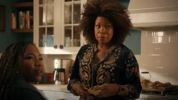 Johnny Was Gweneth Dress worn by Viola 'Vi' Marsette (Lorraine Toussaint) as seen in The Equalizer (S04E01)