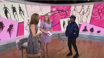 Larroudé Valerie Slingback Sandal worn by Jenna Bush Hager as seen in Today with Hoda & Jenna on February 19, 2024