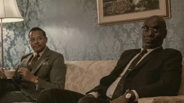 Eyeglasses worn by Wesley McDonald 'Mac' Holder (Lance Reddick) as seen in Shirley movie