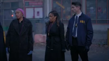 Ted Baker Rose Coat worn by Kylie (Travina Springer) as seen in The Irrational (S01E11)