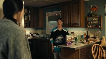 Reebok Alaska Aces Hockey Jersey worn by Peter Prior (Finn Bennett) as seen in True Detective (S04E05)