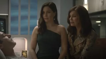 Etro Jacquard Coat worn by Vivian Katz (Wendy Crewson) as seen in Good Sam (S01E01)