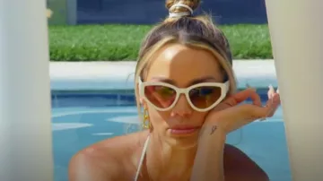 Peta and Jain Lacey Sun­glass­es worn by Scheana Shay as seen in Vanderpump Rules (S11E04)