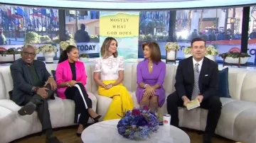 Alice + Olivia Dylan Pants worn by Savannah Guthrie as seen in Today on  February 20, 2024