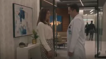 Tory Burch Wrap Skirt worn by Vivian Katz (Wendy Crewson) as seen in Good Sam (S01E13)