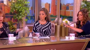 Tove Nika Long Sleeve Knit Maxi Dress worn by Sunny Hostin as seen in The View on  February 20, 2024