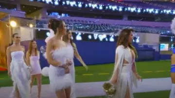 Cult Gaia Hera Nano Bag worn by Farrah Aldjufrie as seen in The Real Housewives of Beverly Hills (S13E17)