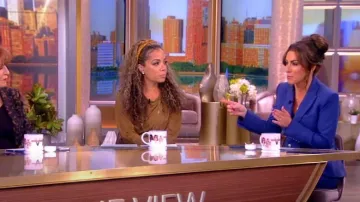 Veronica Beard Miller Dickey Jacket worn by Alyssa Farah as seen in The View on  February 21, 2024