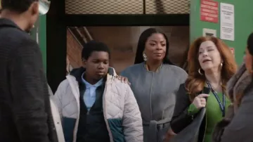 Zara Blend Coat worn by Ava Coleman (Janelle James) as seen in Abbott Elementary (S03E04)
