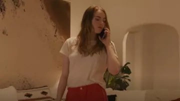 Mother Denim The Lil Goodie Goodie usado por Whitney Siegel (Emma Stone) como se ve en The Curse (T01E07)