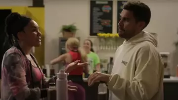 Balenciaga Men's Political Campaign Hoodie Medium Fit worn by Brooks Rizzo (Josh Segarra) as seen in Heels (S02E08)