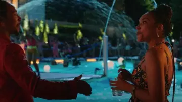 A.L.C. Womens Luiza Top worn by Jen Lussier (Emmy Raver-Lampman) as seen in Heels (S02E07)