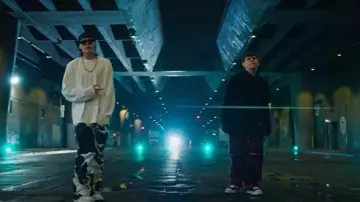 Maison Mihara Yasuhiro Black Canvas 'Peterson' Sneakers worn by Junior H in A Tu Manera with Peso Pluma [Video Oficial]