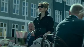 Emory Park Zip Through Boil­er Suit worn by Alicia Sierra (Najwa Nimri) as seen in Money Heist (S05E01)