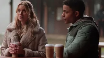 Frank and Oak The Sky­line Col­lared Jack­et worn by Jake Crawford (Jordan Calloway) as seen in Fire Country (S02E02)