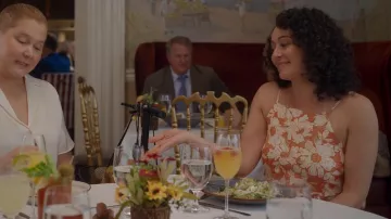 Mango Floral Print Dress worn by Jen (Arielle Siegel) as seen in Life & Beth (S02E03)