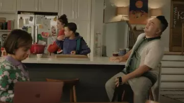 Abercrombie & Fitch Retro Border Polo worn by Andrew Pham (Andrew Phung) as seen in Run the Burbs (S03E08)