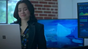 Alice + Olivia Ilan Blouse worn by Mariana Adams Foster (Cierra Ramirez) as seen in Good Trouble (S05E19)