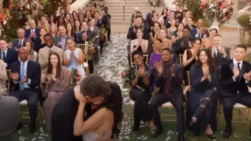 Nine West Rast Platform Sandals worn by Lucy Chen (Melissa O'Neil) as seen in The Rookie (S06E02)