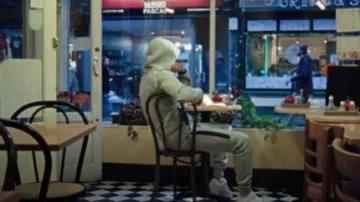 Nike Light Polar Blue Fleece Joggers worn by Central Cee in I Will [Music Video]