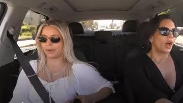 Haut Amanda porté par Ariana Madix comme on le voit dans Vanderpump Rules (S11E05)