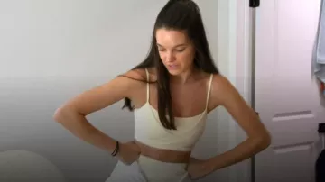 Alo Yoga High-Waist Airbrush Legging worn by Ally Lewber as seen in Vanderpump Rules (S11E05)