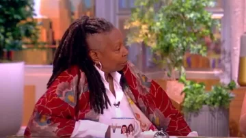Yuki Couture Japanese Haori worn by Whoopi Goldberg as seen in The View on February 28, 2024