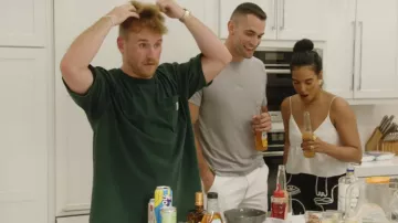 Carhartt Men's Loose Fit Heavyweight Short-Sleeve Pocket T-Shirt worn by West Wilson as seen in Summer House (S08E02)