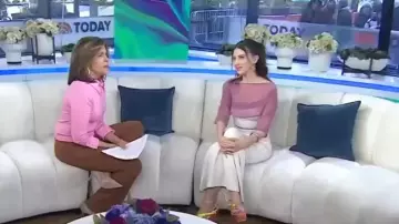 Buci Mermaid Skirt worn by Millie Bobby Brown as seen in Today on March 1, 2024