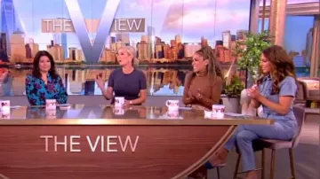 Good American Fit For Success Jumpsuit worn by Alyssa Farah as seen in The View on March 1, 2024