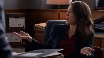 L’agence Tyler Blouse portée par Trudy Platt (Amy Morton) vue dans Chicago P.D. (S11E06)