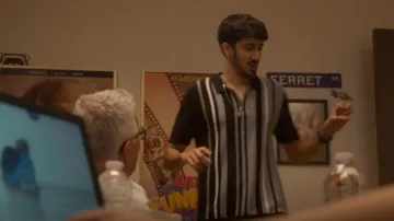Express Sweater Po­lo worn by Joaquin Peréz (Bryan Craig) as seen in Good Trouble (S05E19)