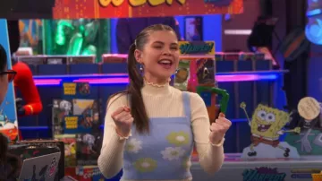 Kendall & Kylie Fuzzy Square Neck Tank Top worn by Ruby (Kate Godfrey) as seen in Warped! (S01E13)