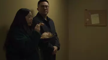Sandy Liang Sport Fleece Jacket worn by Nora (Awkwafina) as seen in Awkwafina is Nora From Queens (S02E04)