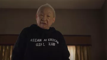 Asian American Girl Club Uni­sex Hood­ie worn by Grandma (Lori Tan Chinn) as seen in Awkwafina is Nora From Queens (S02E04)