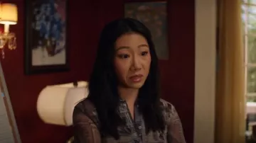 Acne Studios Es­te­fani Shirt worn by Nicky Shen (Olivia Liang) as seen in Kung Fu (S02E05)