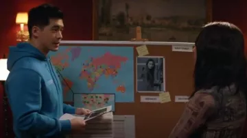 H&M Regular Fit Hoodie worn by Henry Tan(Eddie Liu) as seen in Kung Fu (S02E05)