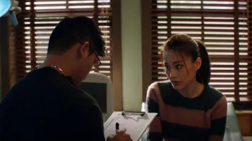 AllSaints Lou Sweater worn by Mia(Vanessa Yao) as seen in Kung Fu (S02E07)