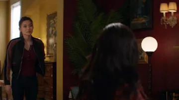 Free People One of the Girls Henley worn by Mia (Vanessa Yao) as seen in Kung Fu (S02E09)