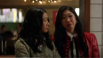 Sandro Taylor Sweater worn by Nicky Shen (Olivia Liang) as seen in Kung Fu (S02E09)