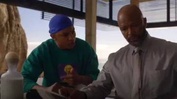 Sudadera H&M Relaxed Print usada por Karabo Molapo (Thabang Molaba) como se ve en Blood and Water (T03E01)