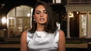LPA Amalia Top usado por Paige DeSorbo como se ve en Summer House (S08E02)